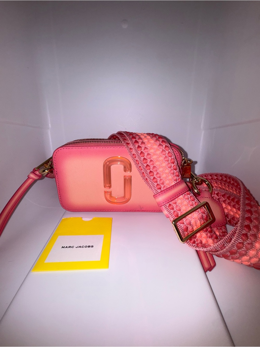 Marc Jacobs Pink Ombre Snapshot Camera Bag